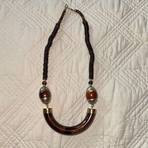 Brown Beaded Necklace